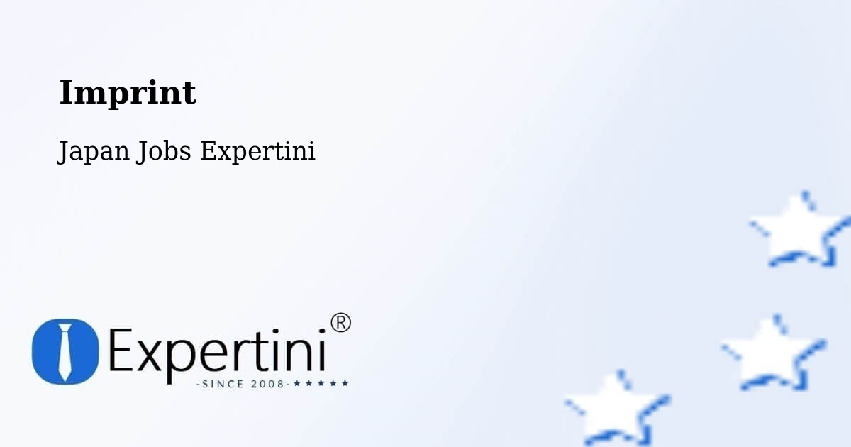 Imprint – Hekinan Shi - Japan Jobs Expertini